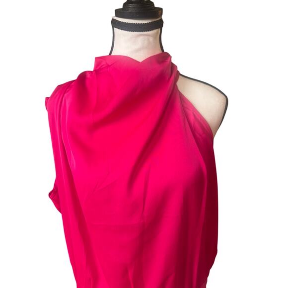 NWT size XL women’s pink elephant long gown Maxi dress - Picture 8 of 9